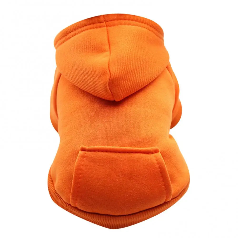 Pet Dog Hoodies Winter Warm Sweater Dogs Coat Outfit Puppy Jacket Pet Costume Chihuahua Hooded Sweatshirt Pockets Pet Clothes