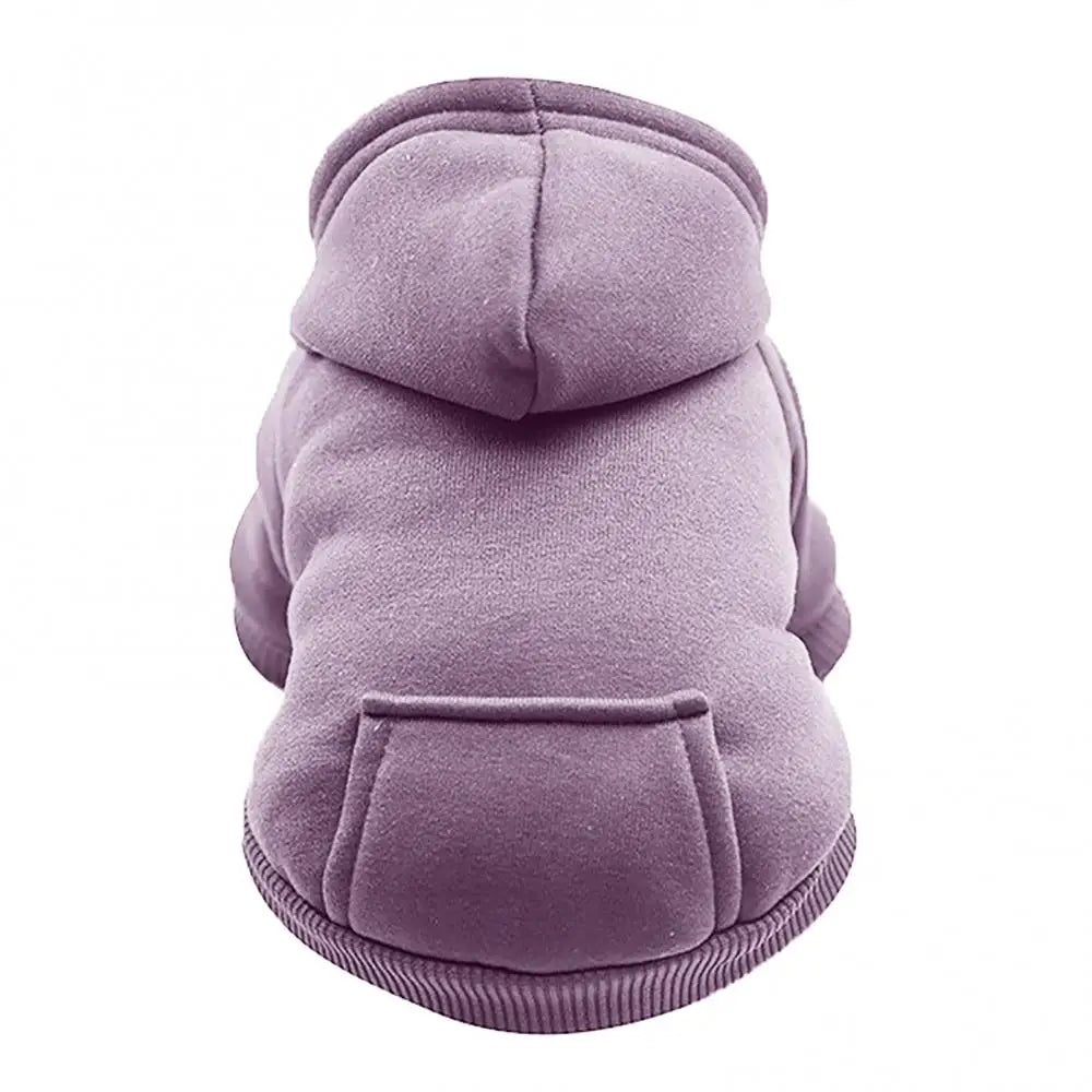 Pet Dog Hoodies Winter Warm Sweater Dogs Coat Outfit Puppy Jacket Pet Costume Chihuahua Hooded Sweatshirt Pockets Pet Clothes