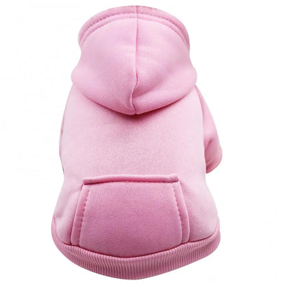 Pet Dog Hoodies Winter Warm Sweater Dogs Coat Outfit Puppy Jacket Pet Costume Chihuahua Hooded Sweatshirt Pockets Pet Clothes